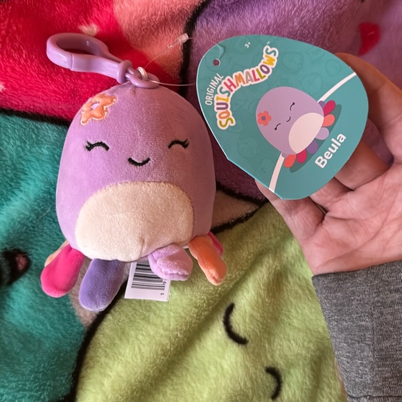 Beula the octopus squishmallow clip NWT - Picture 1 of 6